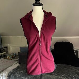 Columbia Women's Maroon and Black Vest